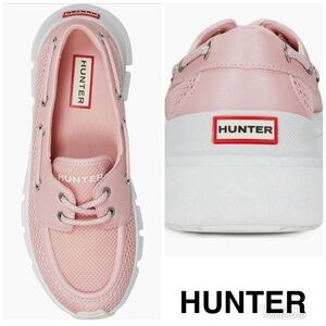 HUNTER Women’s Pink Sasa Boat Shoe - Size 8 - NEW